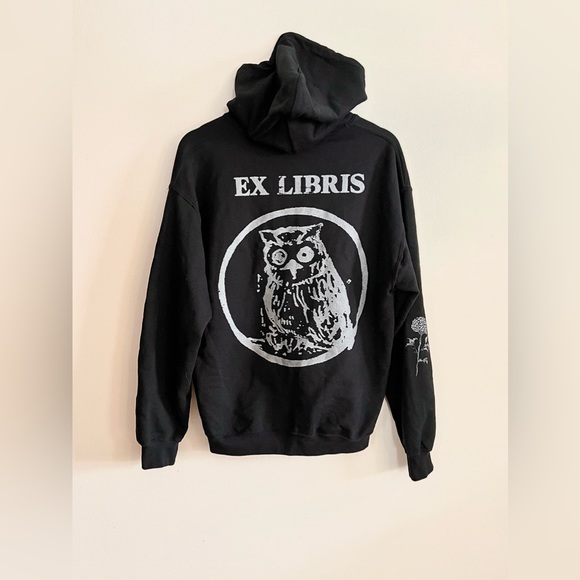 Atsuko The Promised Neverland Black Graphic Hoodie Cotton Blend Size M - Picture 2 of 9